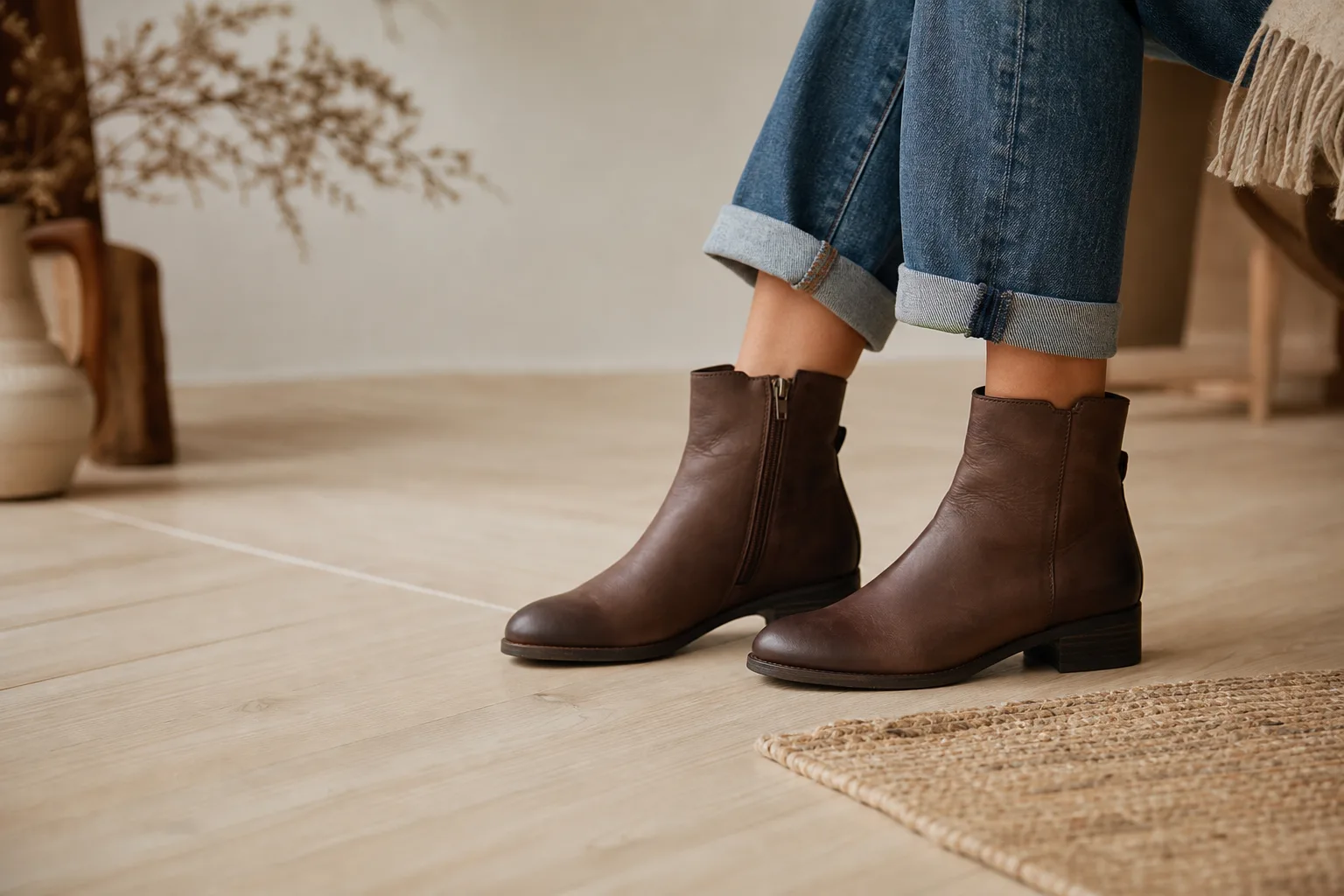 Damkängor i olika stilar – ankelboots med klack, chelsea och höga stövlar i läder och mocka